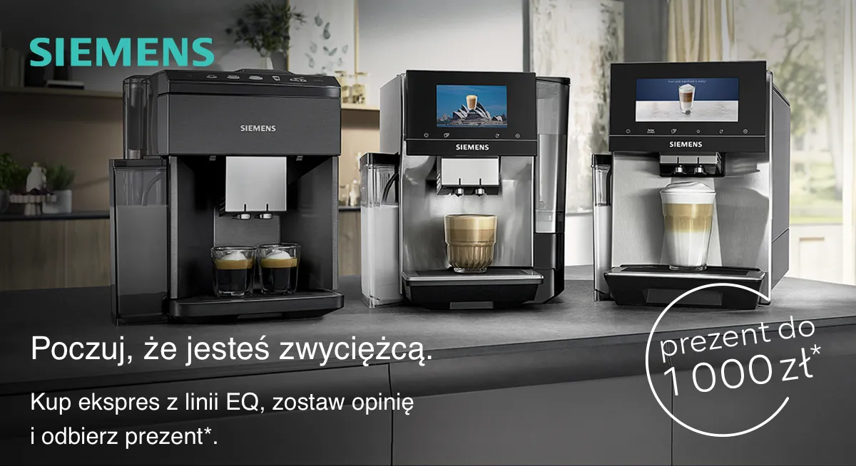 Promocja! Kup ekspres EQ700 objęty promocją i odbierz 3 akcesoria po 1zł każde.