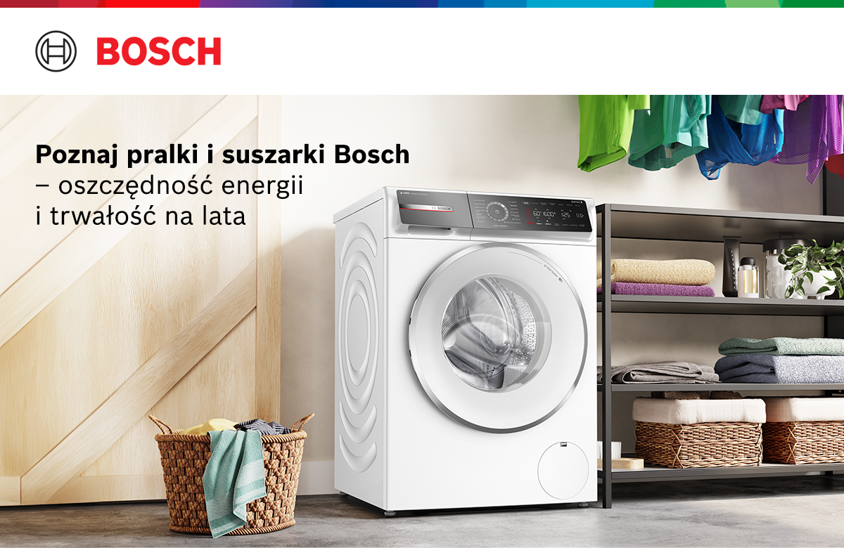 Poznaj pralki i suszarki Bosch